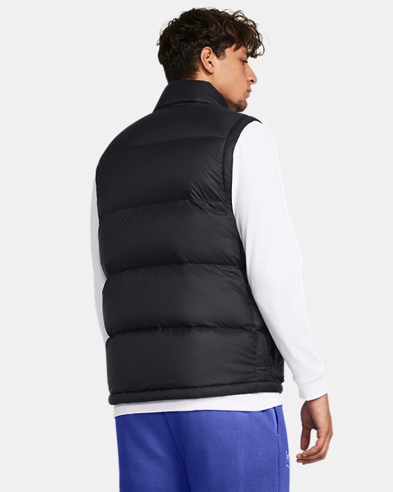 Men's ColdGear® Infrared Down Vest in Black image number 1